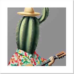 Mr Cactus on Holiday Posters and Art